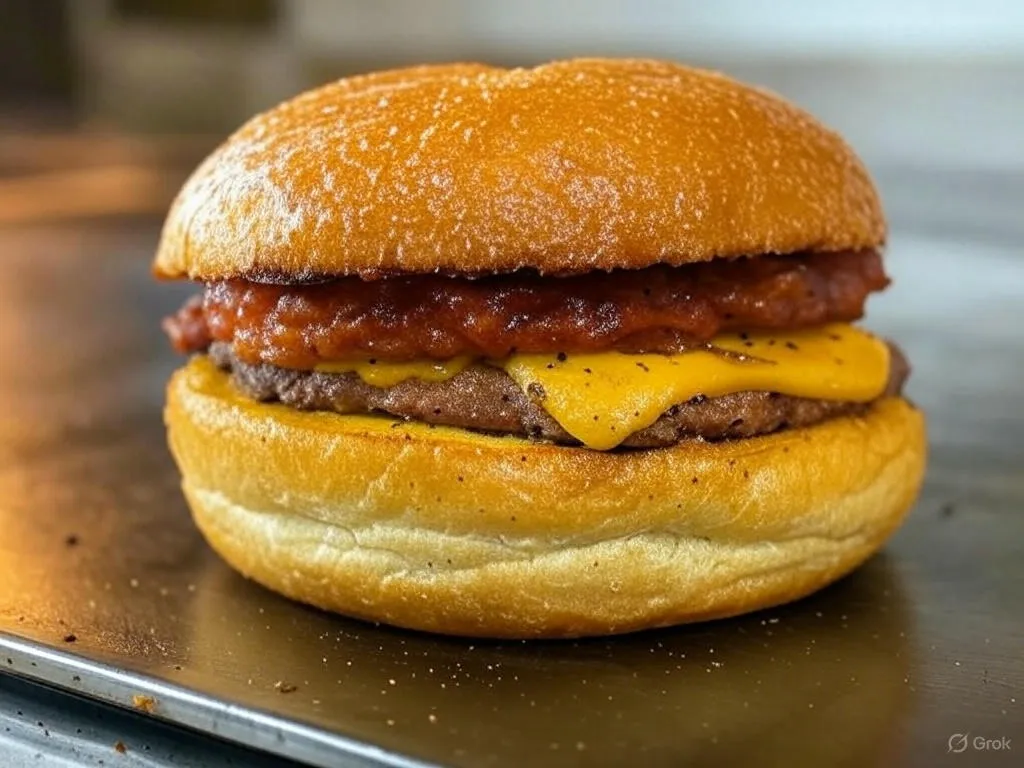 Smashburger on a griddle