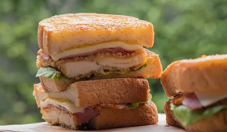 Blackstone Griddle chicken cordon bleu