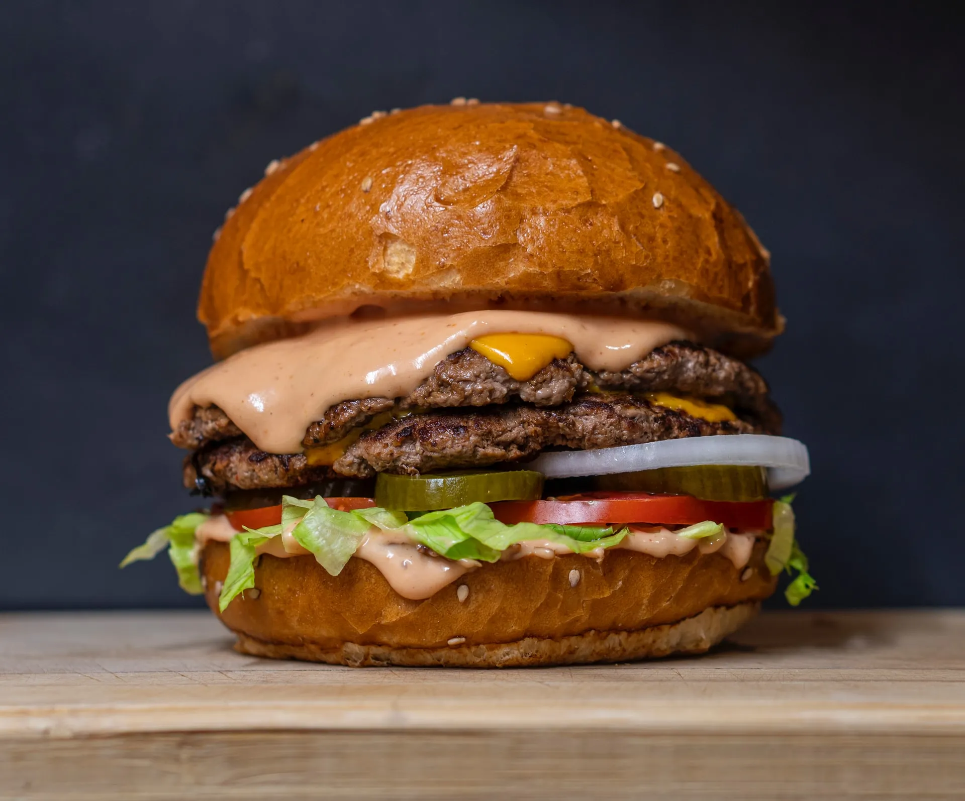 Griddle burger